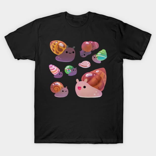 Land snail T-Shirt by pikaole